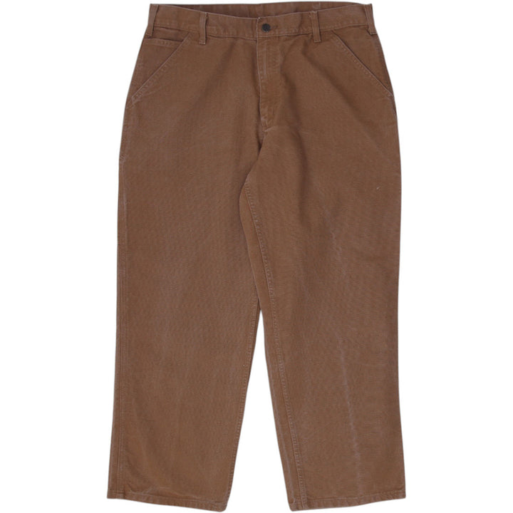 Mens Carhartt B11-BRN Loose Fit Workwear Pants Size 36 x 30