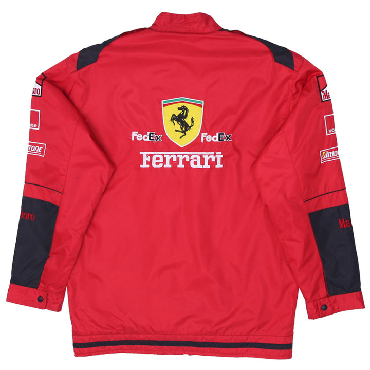 Mens Racing Marlboro Shell Vodafone Red Bomber Jacket