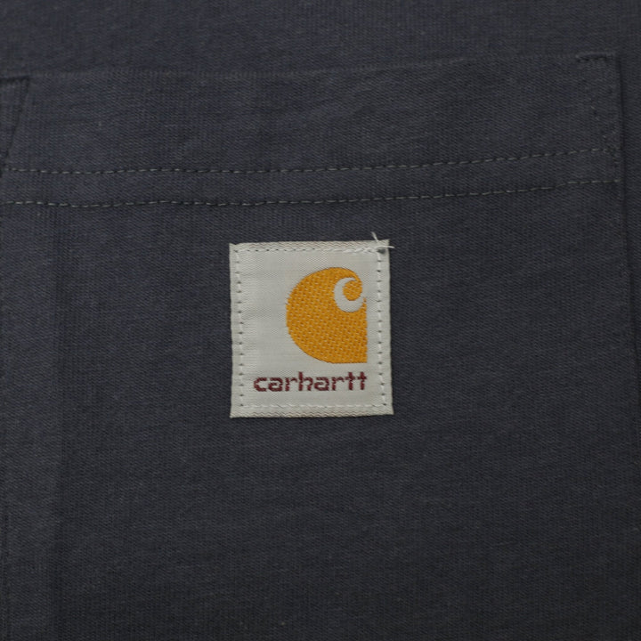 Mens Carhartt K87 BLS Short Sleeve Loose Fit Pocket T-Shirt Size XL