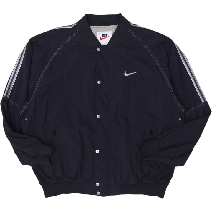 Vintage Mens Nike Track Jacket Black Full Zip Swoosh Sporty | Migration_Jackets UAENAT20 | Fashion Rerun
