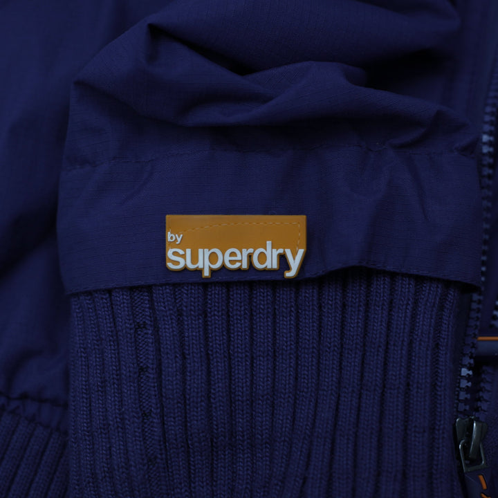 Ladies Superdry Windbomber Ripstop Hooded Bomber Jacket Size L