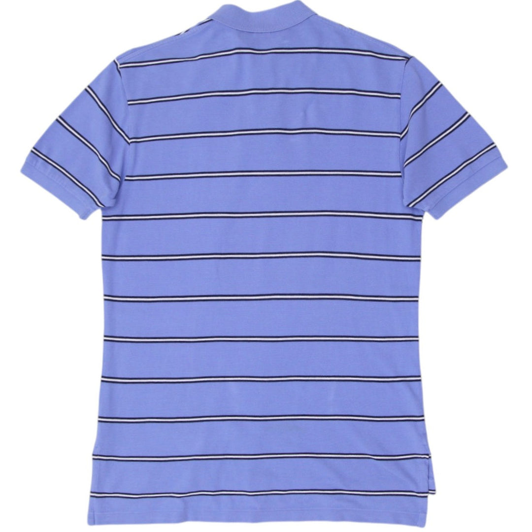 Mens Polo By Ralph Lauren Striped Blue Polo T-Shirt L | Migration_T-Shirts RL Collection - Side View | Fashion Rerun