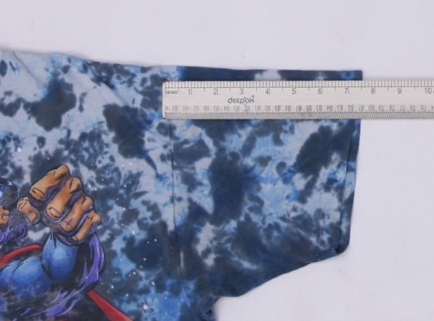 Vintage Changes 1997 DC Comics Superman Tie-Dye Single Stitch T-Shirt Made In USA | Migration_T-Shirts - View | Fashion Rerun