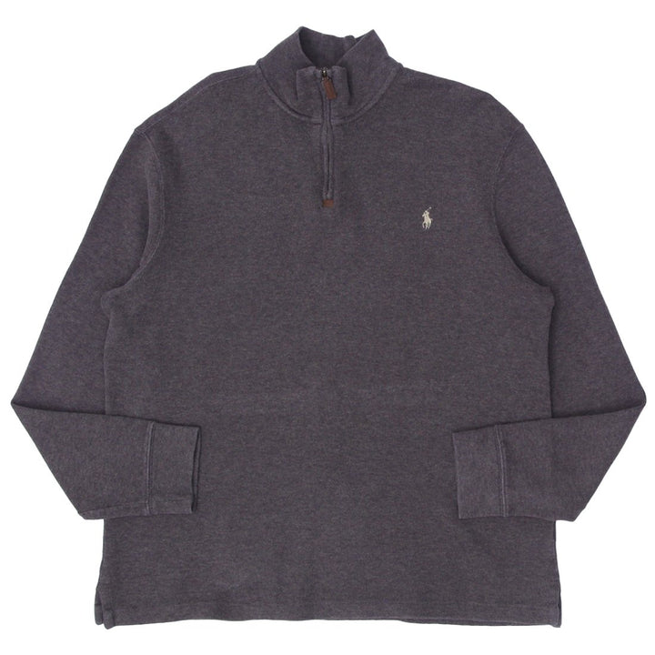 Mens Polo By Ralph Lauren Mock Neck Quarter Zip Sweater