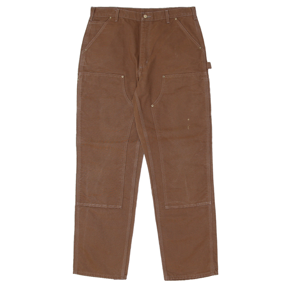 Shop Vintage Carhartt Original Dungaree Fit Double Knee Brown Work