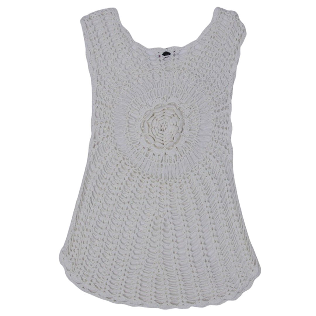Ladies Say What? Crochet Sleeveless Top