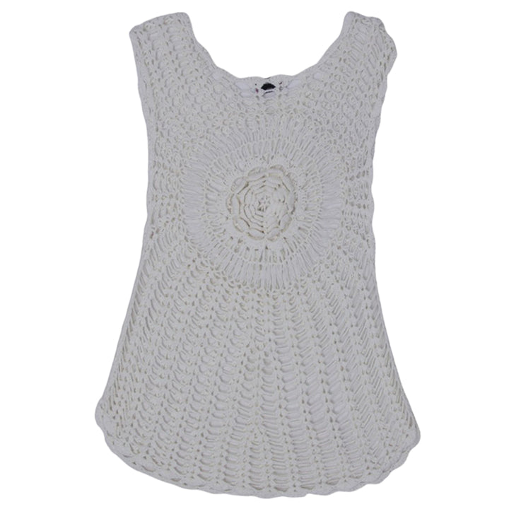 Ladies Say What? Crochet Sleeveless Top