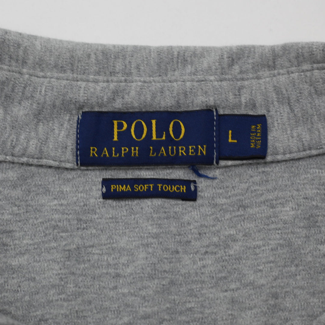 Mens Polo Ralph Lauren Pima Soft Touch Short Sleeve Polo T-Shirt Size L