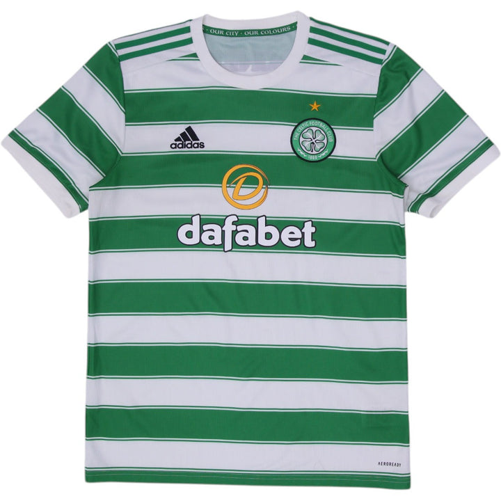 2021-2022 Adidas Celtic Striped Soccer/Football Jersey Size M | Migration_Jerseys | Fashion Rerun