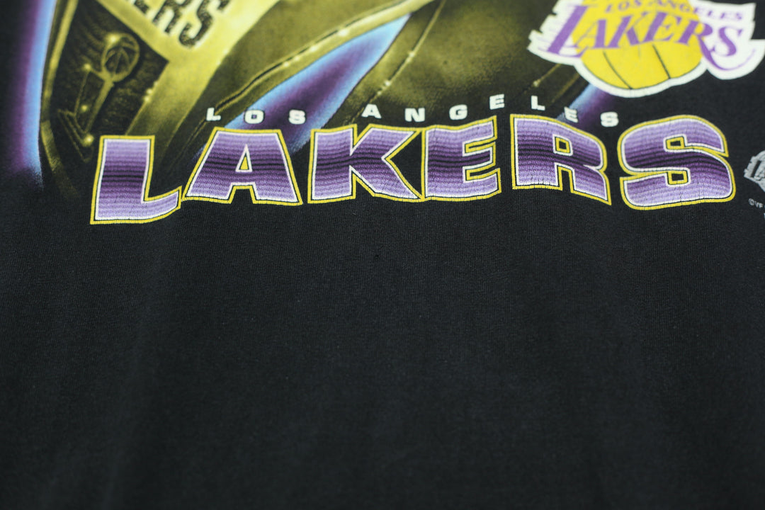 2000 Vintage Los Angeles Lakers NBA Finals T-Shirt Lee Sports XL