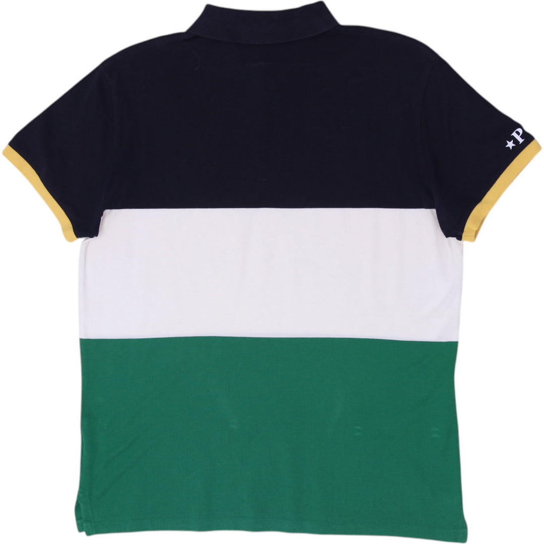 Mens Polo Ralph Lauren Color-Block Slim Fit Polo T-Shirt Size XL