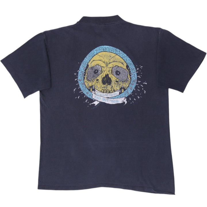 Vintage 90s Metallica "Sad But True" Skulls Band T-Shirt USA Made Brockum Size L