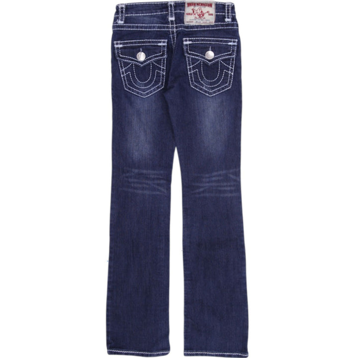 Y2K Ladies True Religion Billy Big Straight Leg Jeans Size 27