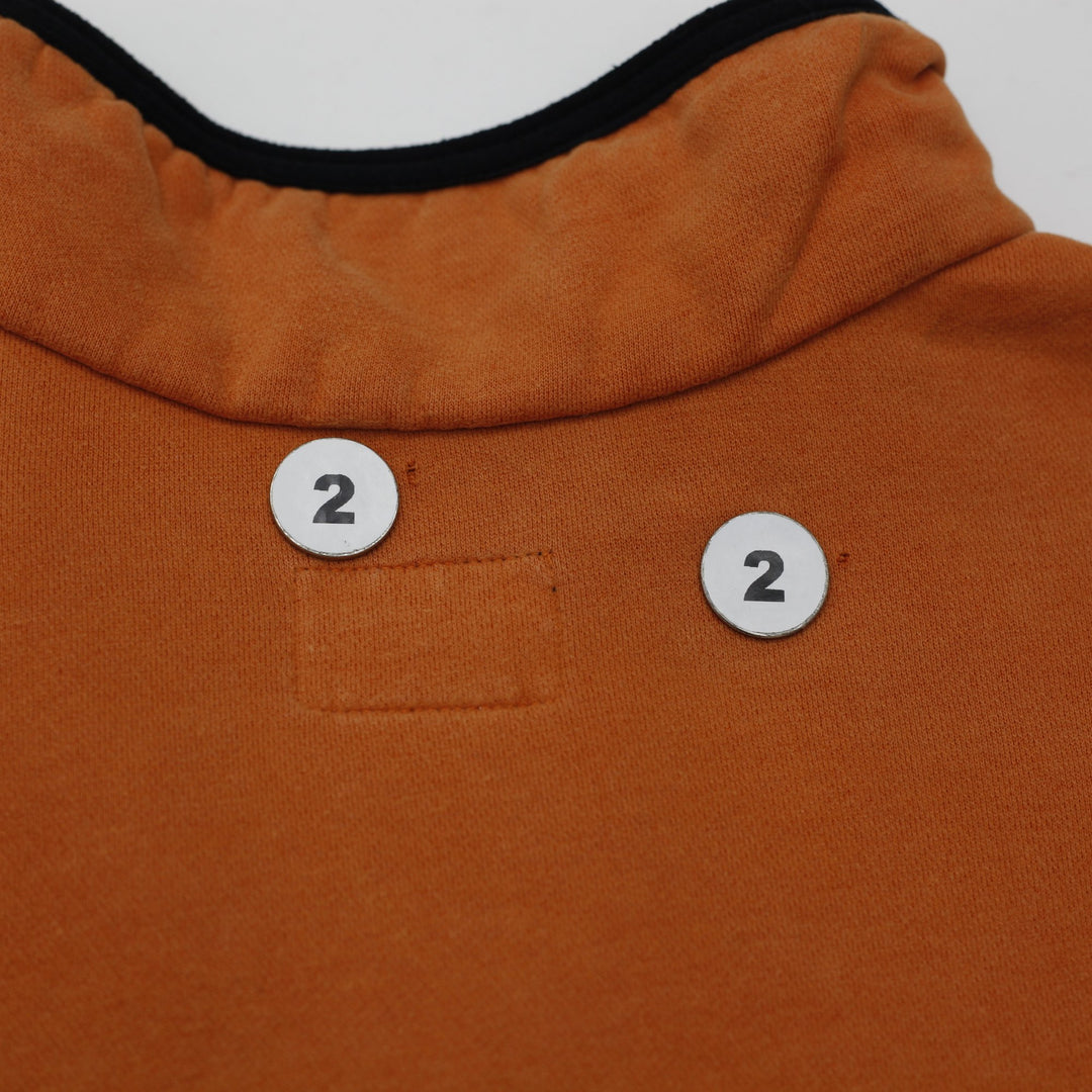 Vintage 90s Nike Center Swoosh Spell Out Half-Zip Fleece Sweatshirt Size L