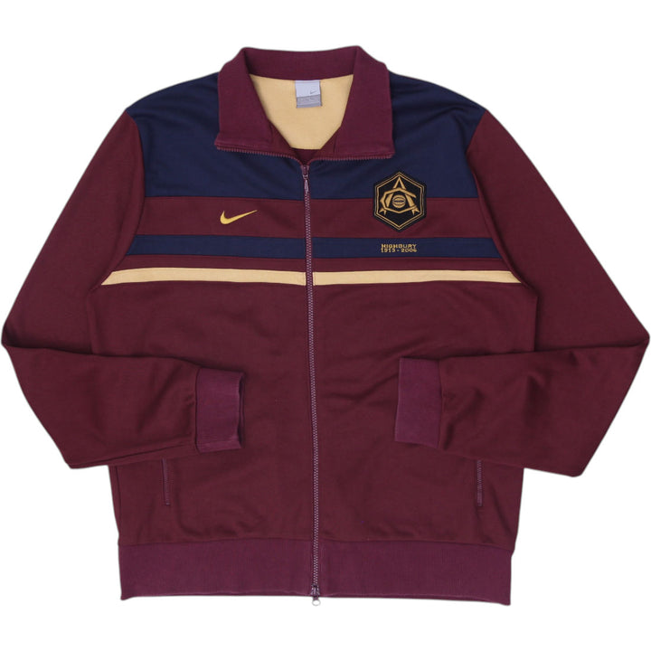 Vintage 2005-06 Nike Arsenal Highbury Final Season Track Jacket Size XL
