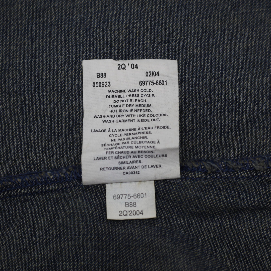 Y2K Ladies Levis Denim Halter Top Size XL