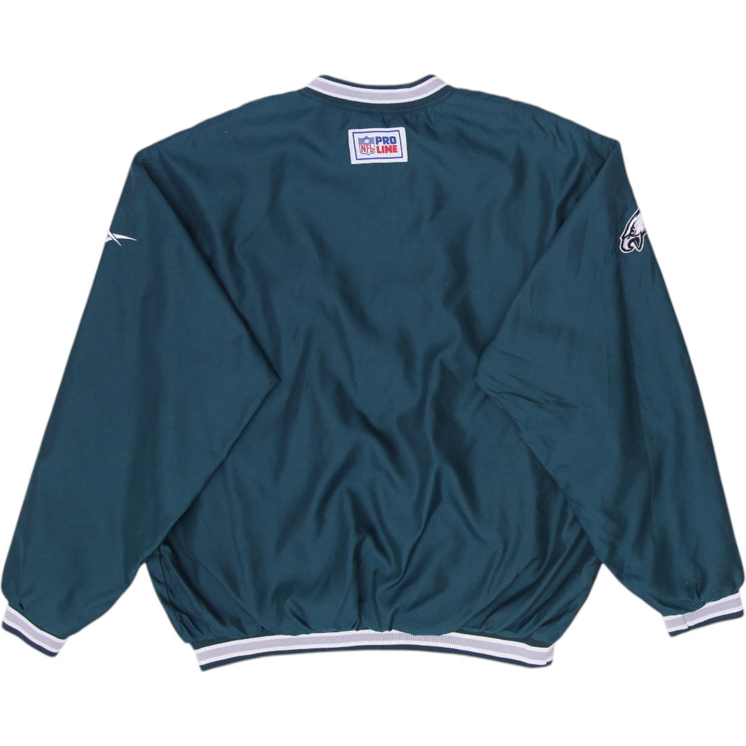 Vintage Reebok Philadelphia Eagles Pullover Jacket Size L