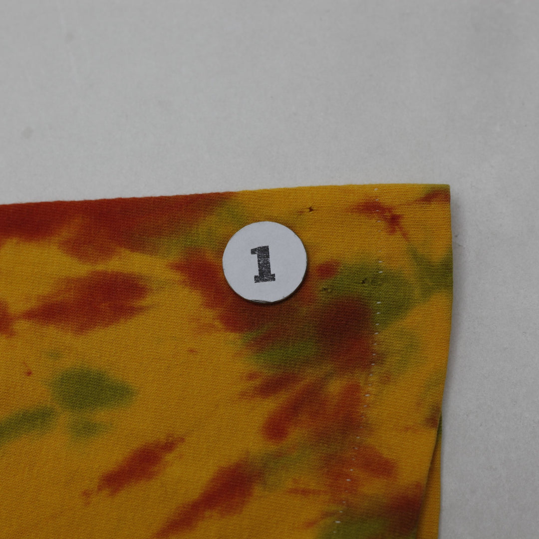 Vintage Anvil Tie-Dye Jamaican Tie Dye Drumming Print T-Shirt Made In USA XL | Migration_T-Shirts - View 9 | Fashion Rerun