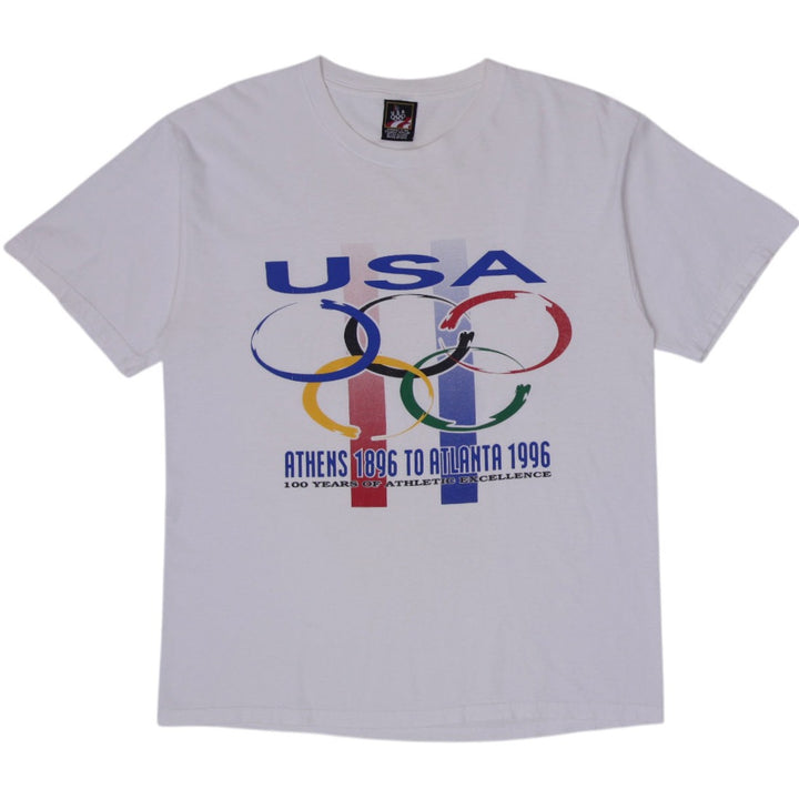 Vintage 1996 USA Olympic Graphic T-Shirt Size L