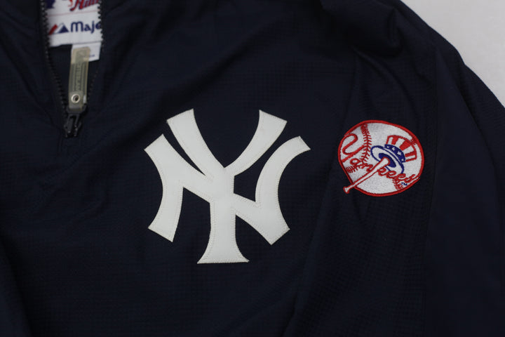 Vintage New York Yankees Majestic Authentic Collection Pullover Jacket | Migration_Jacket UAENAT20 - Detail V | Fashion Rerun