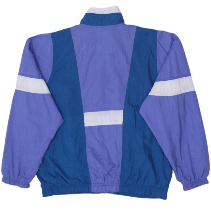 Vintage 90s Embroidered Nike Logo Windbreaker Zipper Jacket | Migration_Jackets - Side View | Fashion Rerun