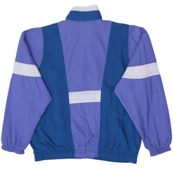 Vintage 90s Embroidered Nike Logo Windbreaker Zipper Jacket | Migration_Jackets - Side View | Fashion Rerun