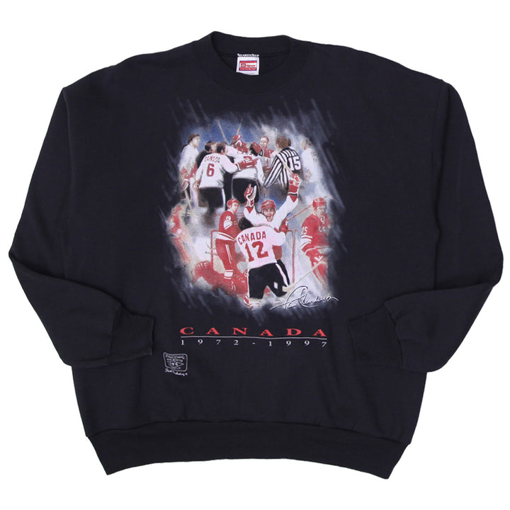Vintage Team Canada Crewneck Sweatshirt 90s Olympic Hockey Grail
