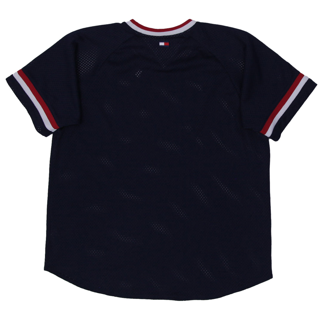 Vintage Tommy Sport Tommy Hilfiger Mesh Jersey Shirt | Migration_Jersey UAENAT20 - Side View | Fashion Rerun