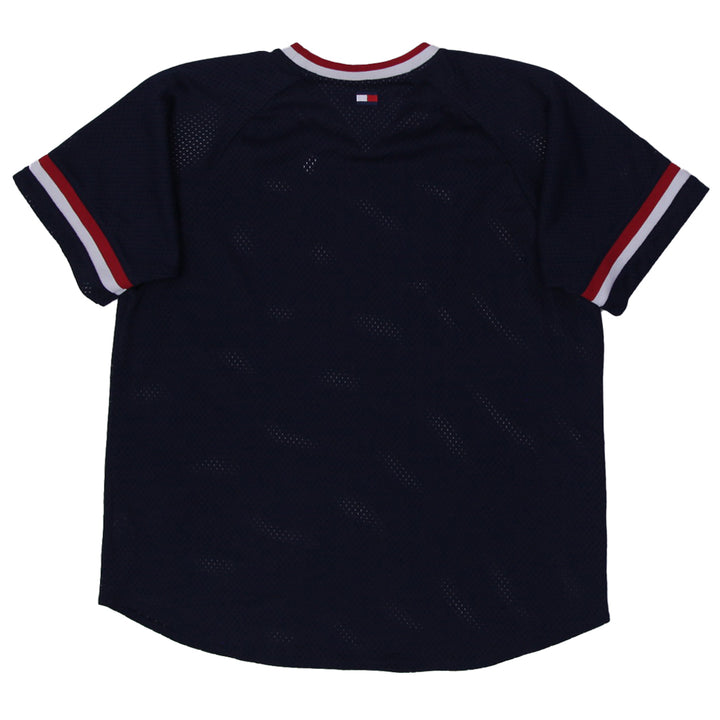 Vintage Tommy Sport Tommy Hilfiger Mesh Jersey Shirt | Migration_Jersey UAENAT20 - Side View | Fashion Rerun