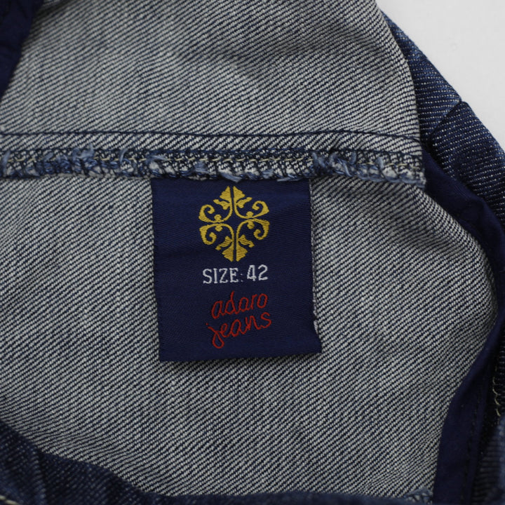 Y2K Ladies Adaro Jeans Denim Vest Waistcoat Size 42
