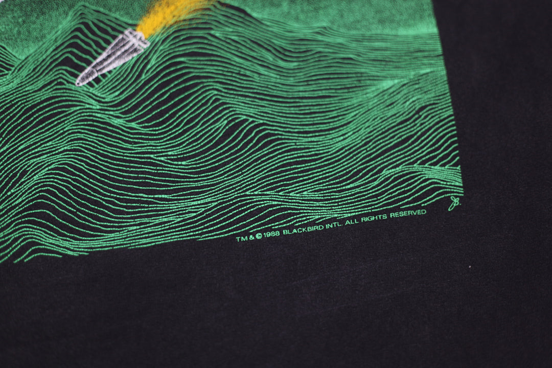 1998 Vintage Blackbird A-10 Thunderbolt T-Shirt S. Stitch Made In USA Black XL