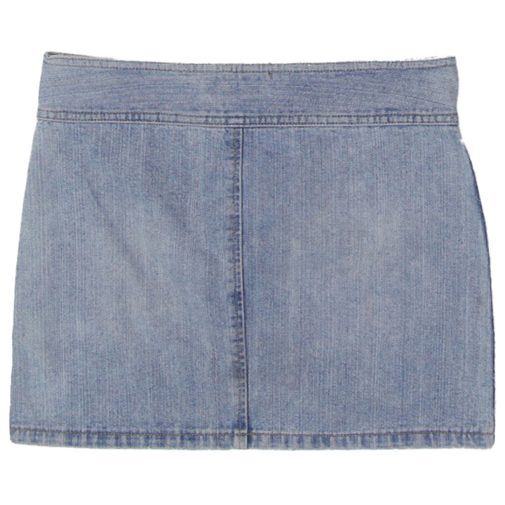 Y2K Ladies TRF Jeans Lace Up Mini Skirt