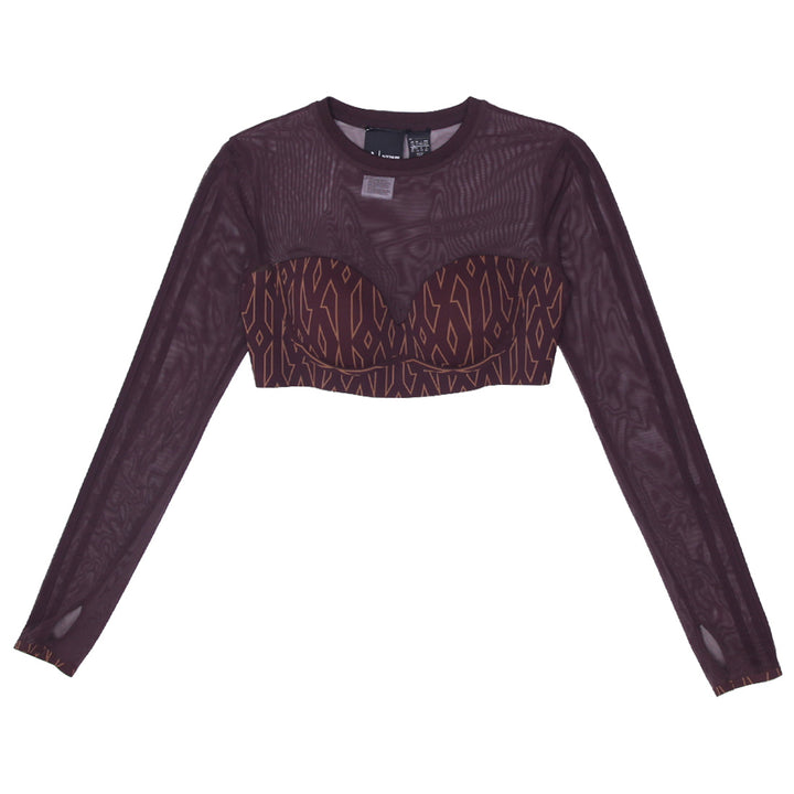 Ladies IVY Park Beyoncé x Adidas Monogram Crop Top