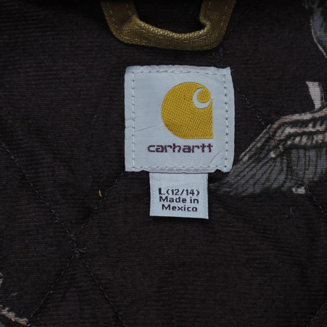 Ladies Carhartt 102745-211 Duck Active Full Zip Hooded Jacket | Migration_Jackets - Back View | Fashion Rerun