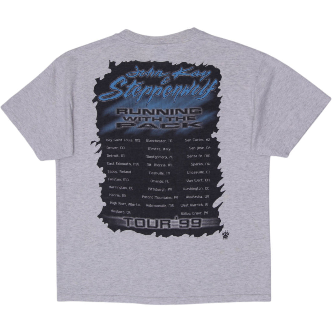Vintage 1999 John Kay Steppenwolf Tour T-Shirt Size L