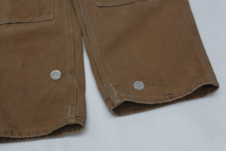 Mens B01 BRN Loose Original Fit Double Knee Carhartt Pants
