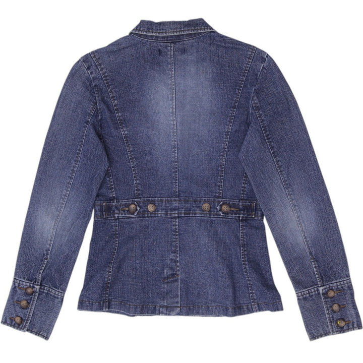 Y2K Ladies Le Château Junior Girl Wash Denim Blazer Jacket