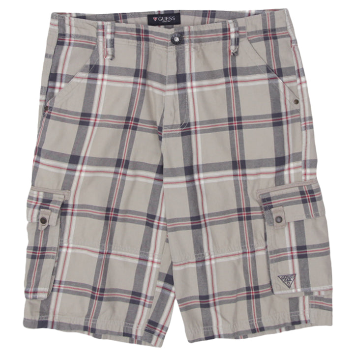 Mens Guess Plaid Cargo Shorts - Fashion Rerun Vintage Migration_Shorts