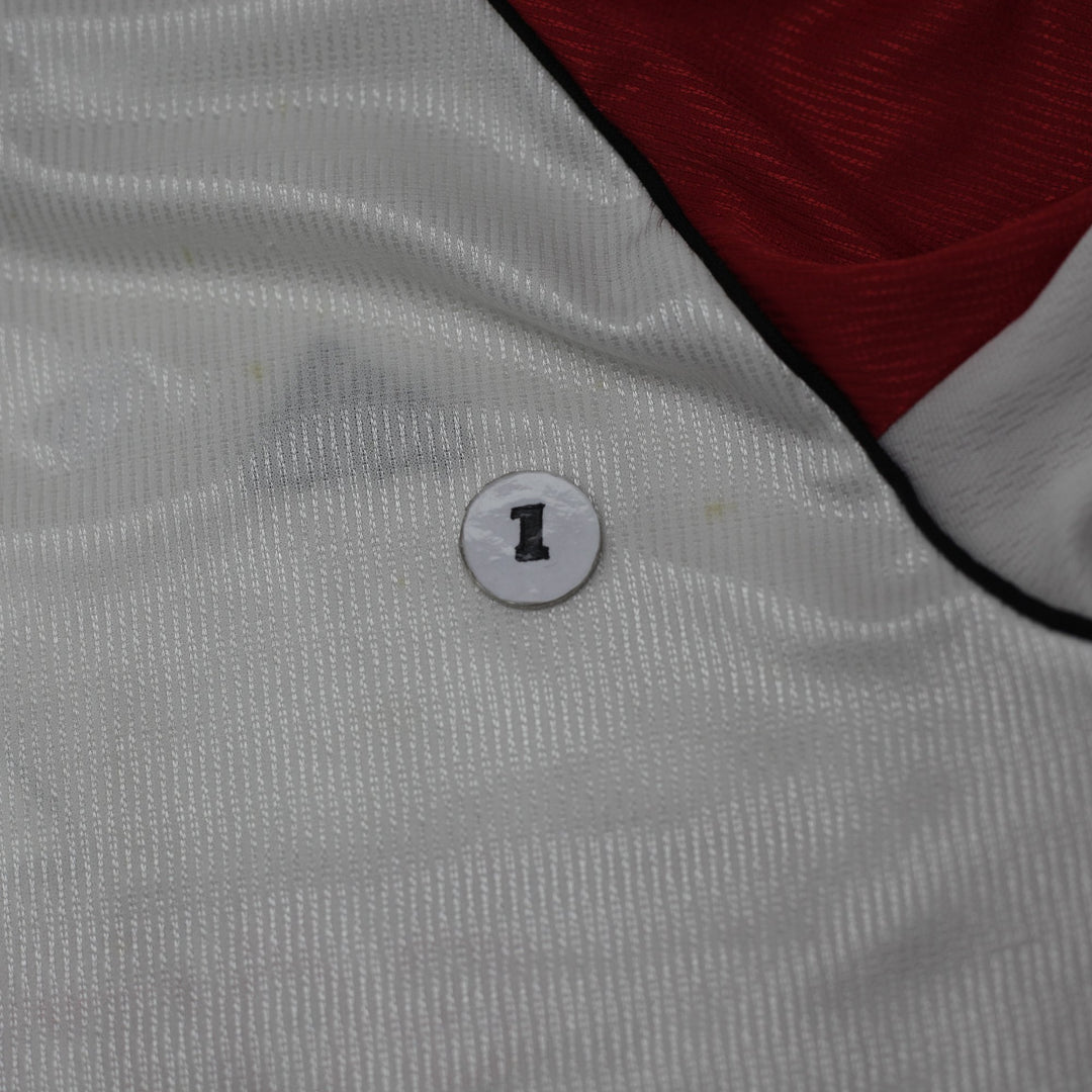 Vintage 90s Boys Adidas VFB Stuttgart Soccer Jersey White Size M | Migration_Jerseys - View 14 | Fashion Rerun