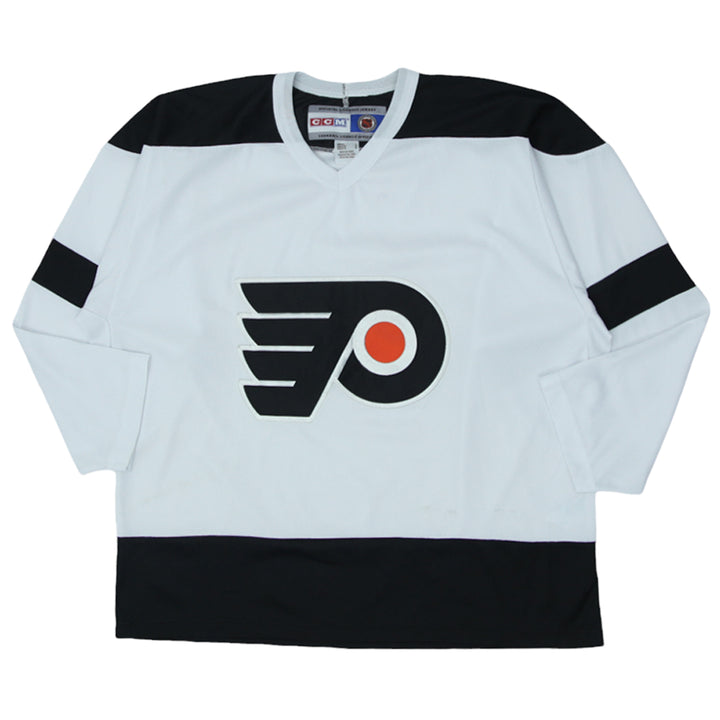 Vintage Philadelphia Flyers CCM NHL Hockey Jersey Size Large White - Fashion Rerun Vintage Migration_Jersey