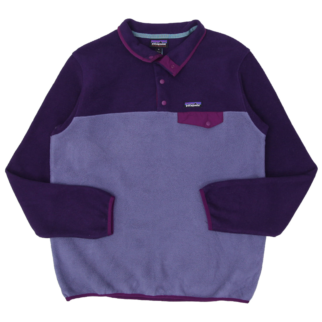 Shop Mens Patagonia Synchilla Snap-T Fleece Pullover Purple