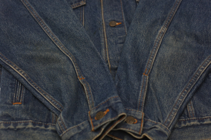 Vintage Marlboro Country Store Leather Collar Denim Jacket - Fashion Rerun Vintage Migration_Jacket