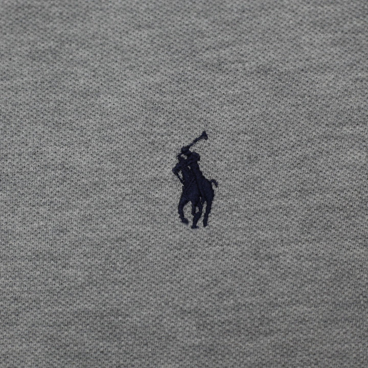 Mens Polo By Ralph Lauren Classic Short-Sleeve Polo T-Shirt Heather Grey Size L
