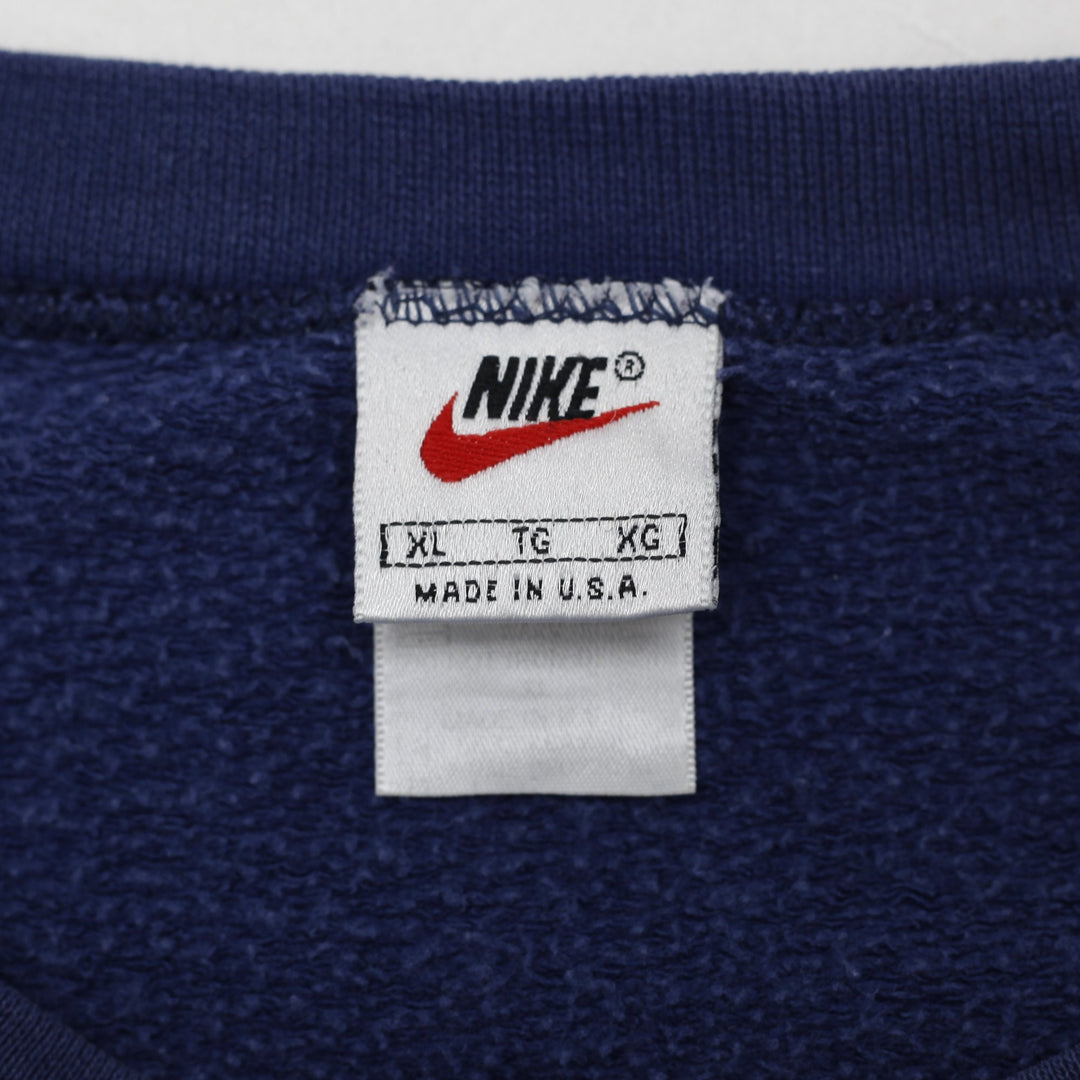 Vintage Nike Embroidered Swoosh Sweatshirt Size XL | Migration_Sweatshirts - Back View | Fashion Rerun