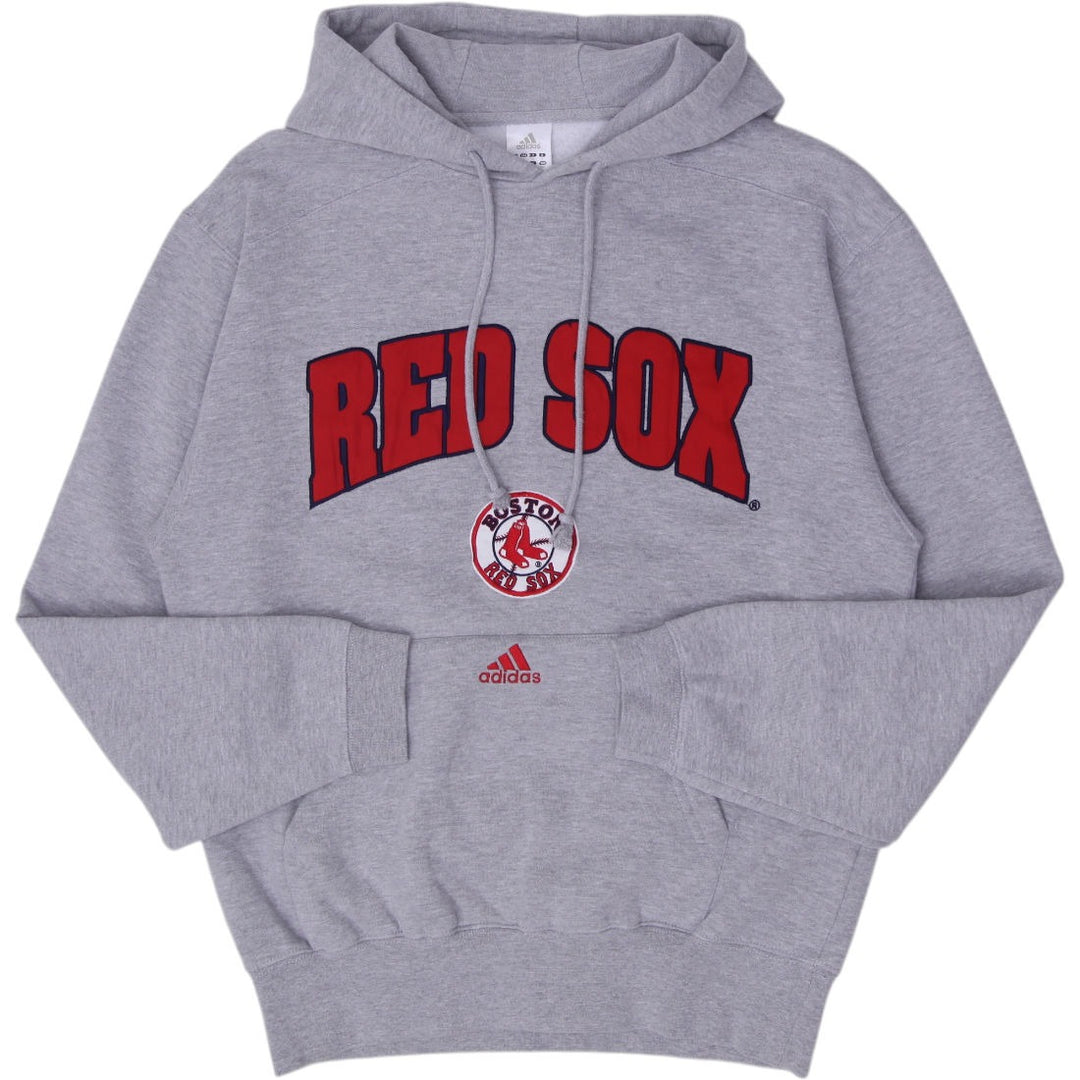 Mens Adidas Boston Red Sox Pullover Hoodie Size M