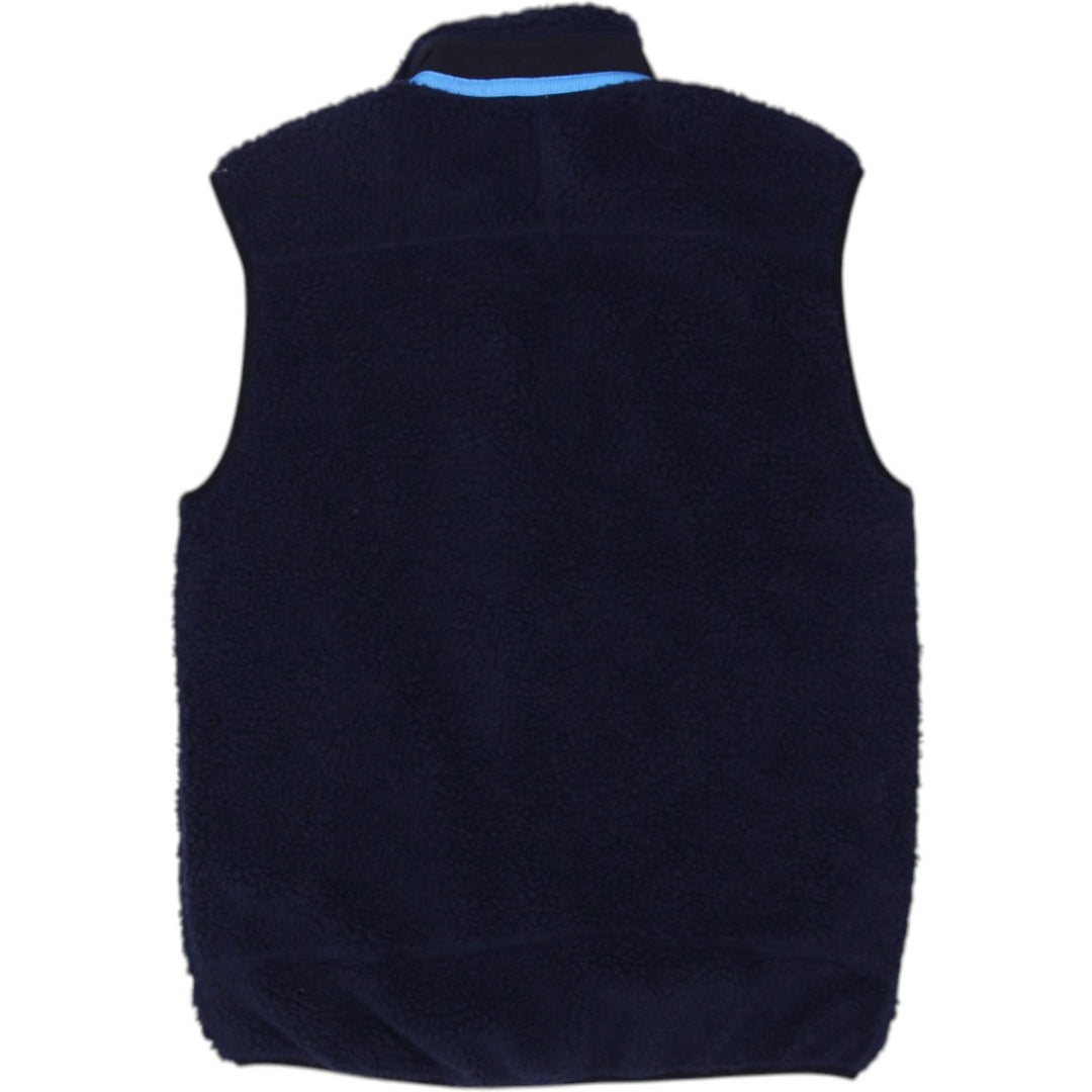 Mens Patagonia Fleece Vest Navy Full Zip Outdoor Warm Large | Migration_Vests - Side View | Fashion Rerun