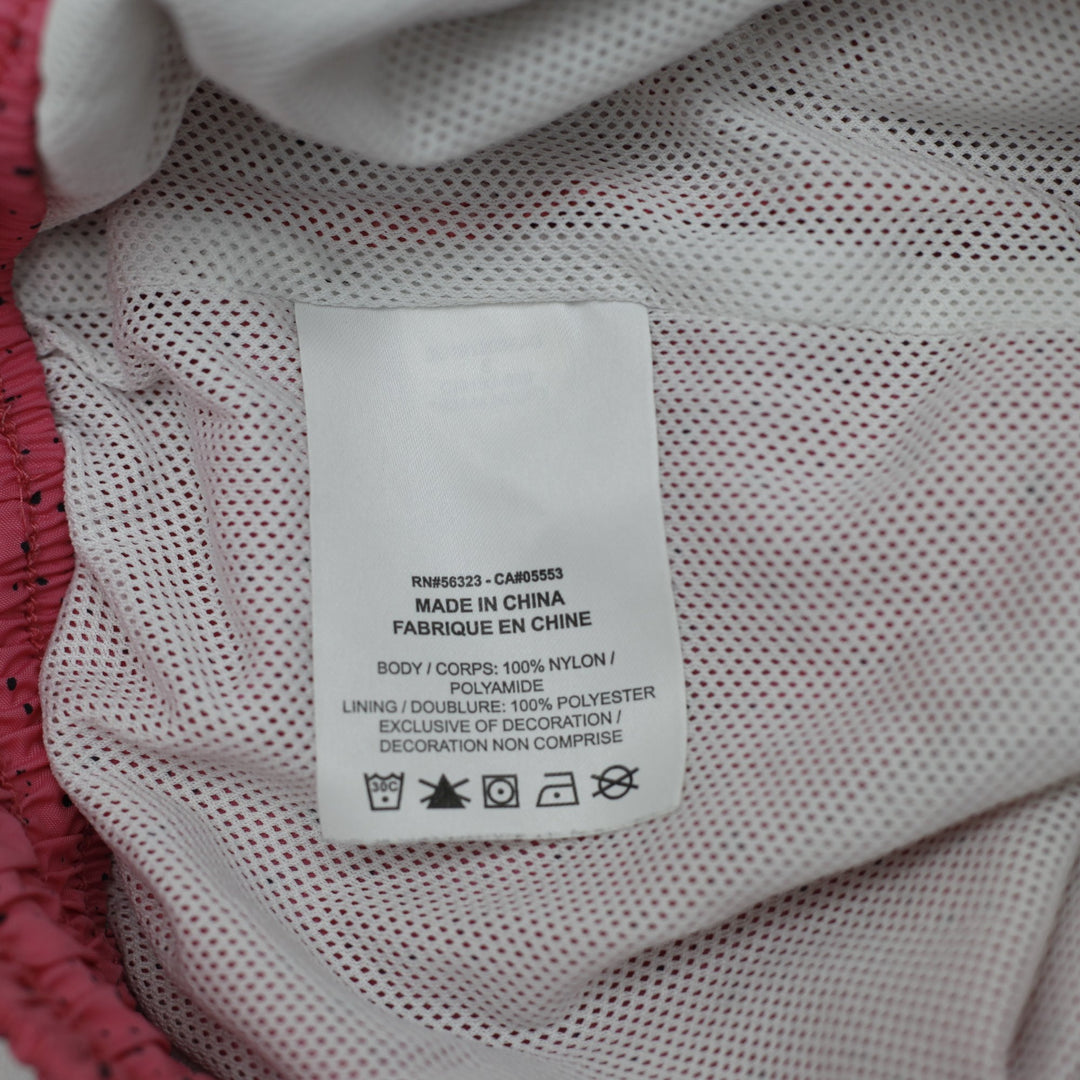 Mens Air Jordan Cement Poolside Swim Trunks Pink Black Speckled Size S