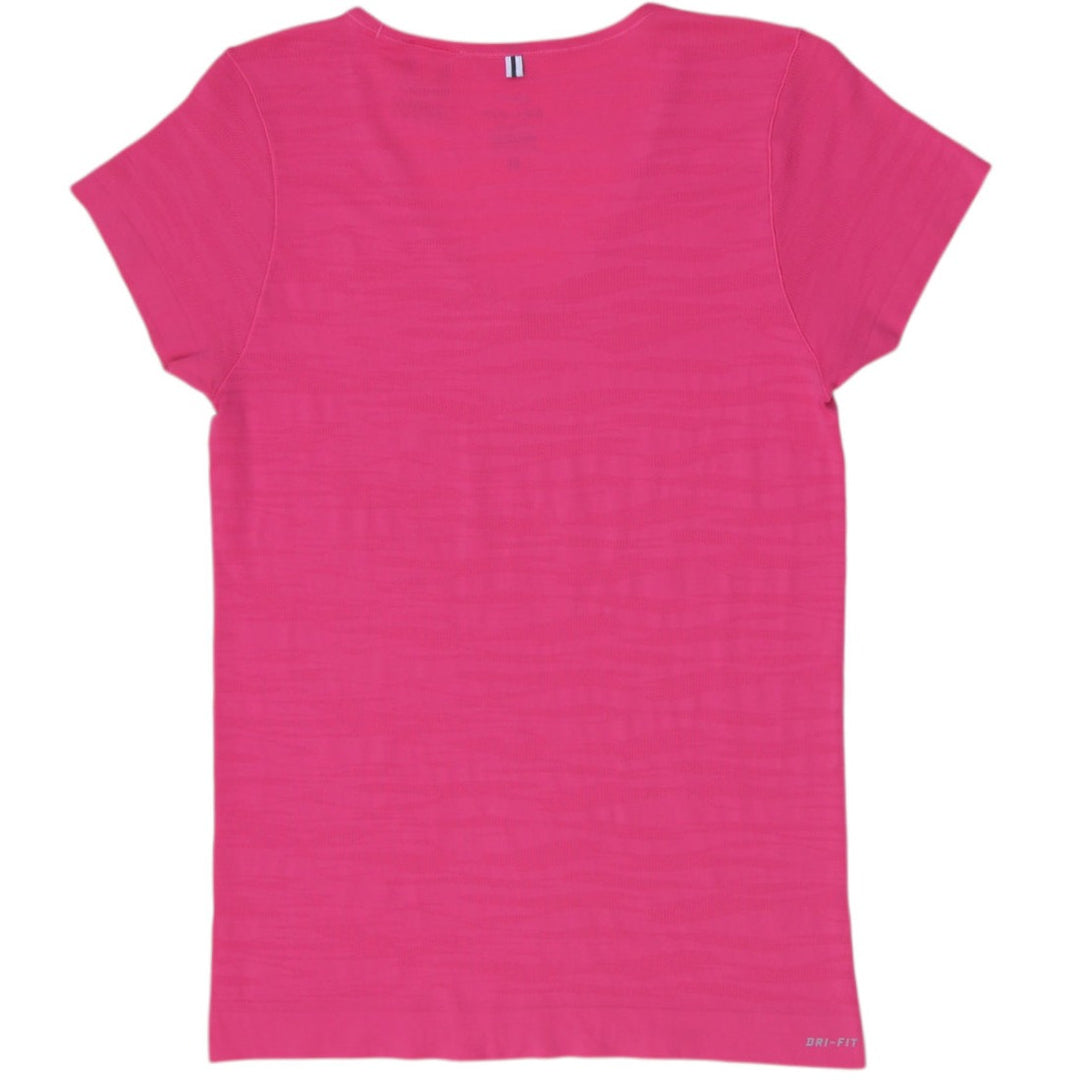 Ladies Nike Dri-FIT V-Neck Knit Short-Sleeve Training Top Size M