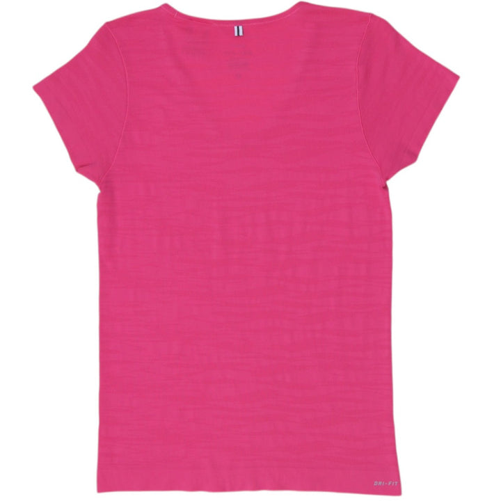 Ladies Nike Dri-FIT V-Neck Knit Short-Sleeve Training Top Size M