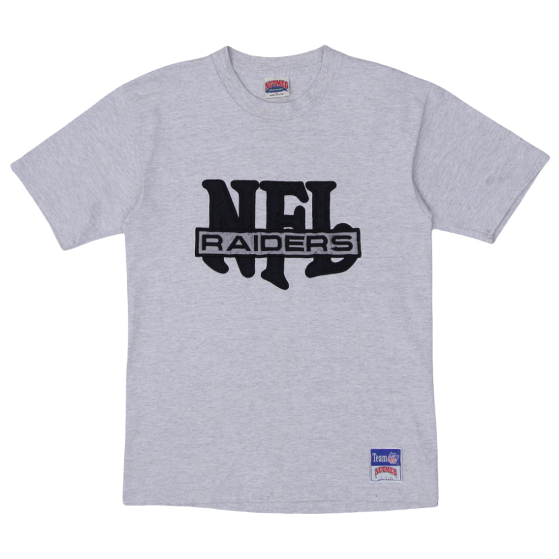 Shop Vintage NFL Raiders Embroidered T-Shirt Single Stitch Made in